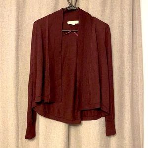Loft Super Soft Dark Red Cardigan